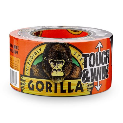 Gorilla Tape Tough & Wide 27m x 73mm Fekete Extra Erős Ragasztószalag