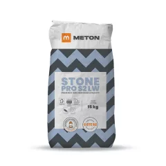 METON, STONE PRO S2 LW fehér  burkolatragasztó