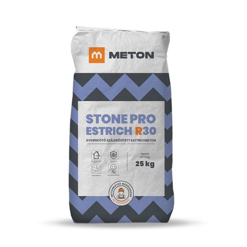 METON, STONE PRO ESZTRICH R30 25kg - gyorskötő beton