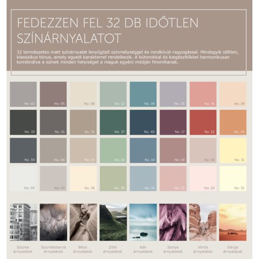 Alpina-színválaszték