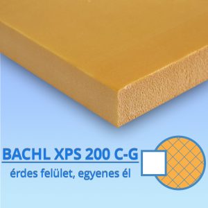   BACHL XPS 200C G, Univerzális érdesített felületű hőszigetelő lap 20 mm