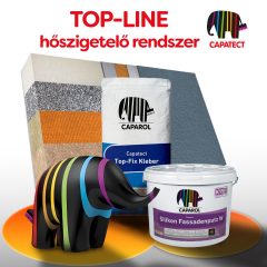 CAPATECT Top Line homlokzati hőszigetelő rendszer