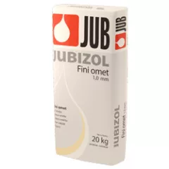   JUBIZOL Finomvakolat 1,0 mm 20 kg, Viztaszító zsákos mészcement vakolat