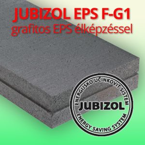  JUBIZOL EPS F-G1, grafitos hőszigetelő lemez élképzéssel 10cm