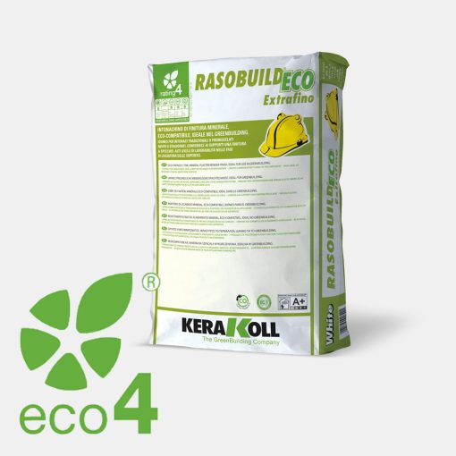 Rasobuild Eco Extrafino, Mész-márványpor tartalmú glett