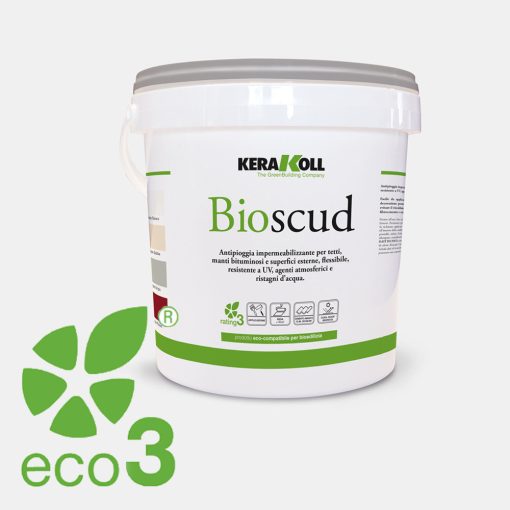 Bioscud, 20kg Fehér, többcélú, elasztomer csapadékvédő vízszigetelő