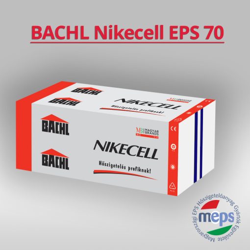 BACHL Nikecell EPS 70, kissé terhelhető hőszigetelő lemez 240 mm