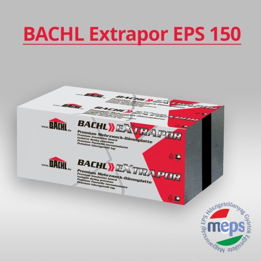 BACHL Extrapor EPS 150 terhelhető, grafit adalékkal dúsított hőszigetelő lemez, 100mm