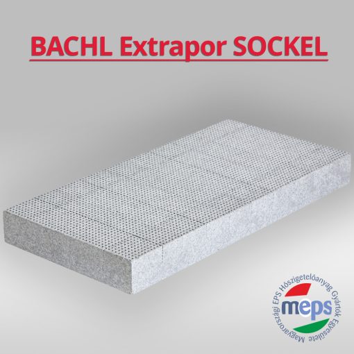 BACHL Extrapor SOCKEL formahabosított grafitos lábazati hőszigetelő lap 300mm