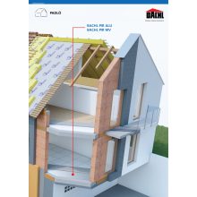 BACHL PIR ALU hőszigetelő keményhab lemez (egyenes élképzéssel) 2410x1250x240 mm