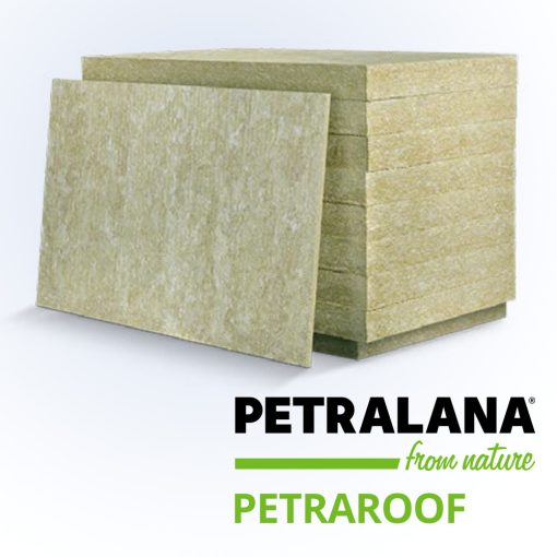 PETRAROOF-B 100, Kőzetgyapot lap, alapozó réteg kétrétegű rendszerekhez