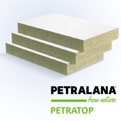 PETRATOP 100MM, Kőzetgyapot lap, üvegszál fátyollal PETRATOP 100MM, Kőzetgyapot lap, üvegszál fátyollal