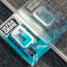 Ultragrime Glass&Stainless steel nedves törlőkendő 38x25cm 50db/cs (üveg és acél)