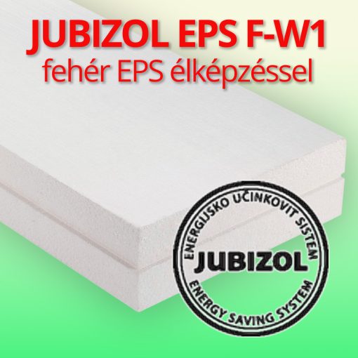 JUBIZOL EPS F-W1, hőszigetelő lemez élképzéssel 10cm