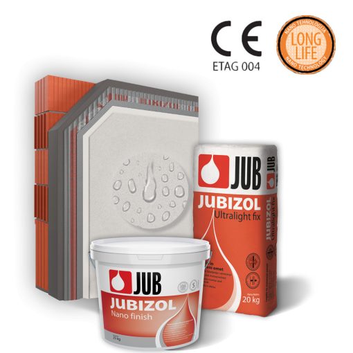 JUBIZOL Premium homlokzati hőszigetelő rendszer