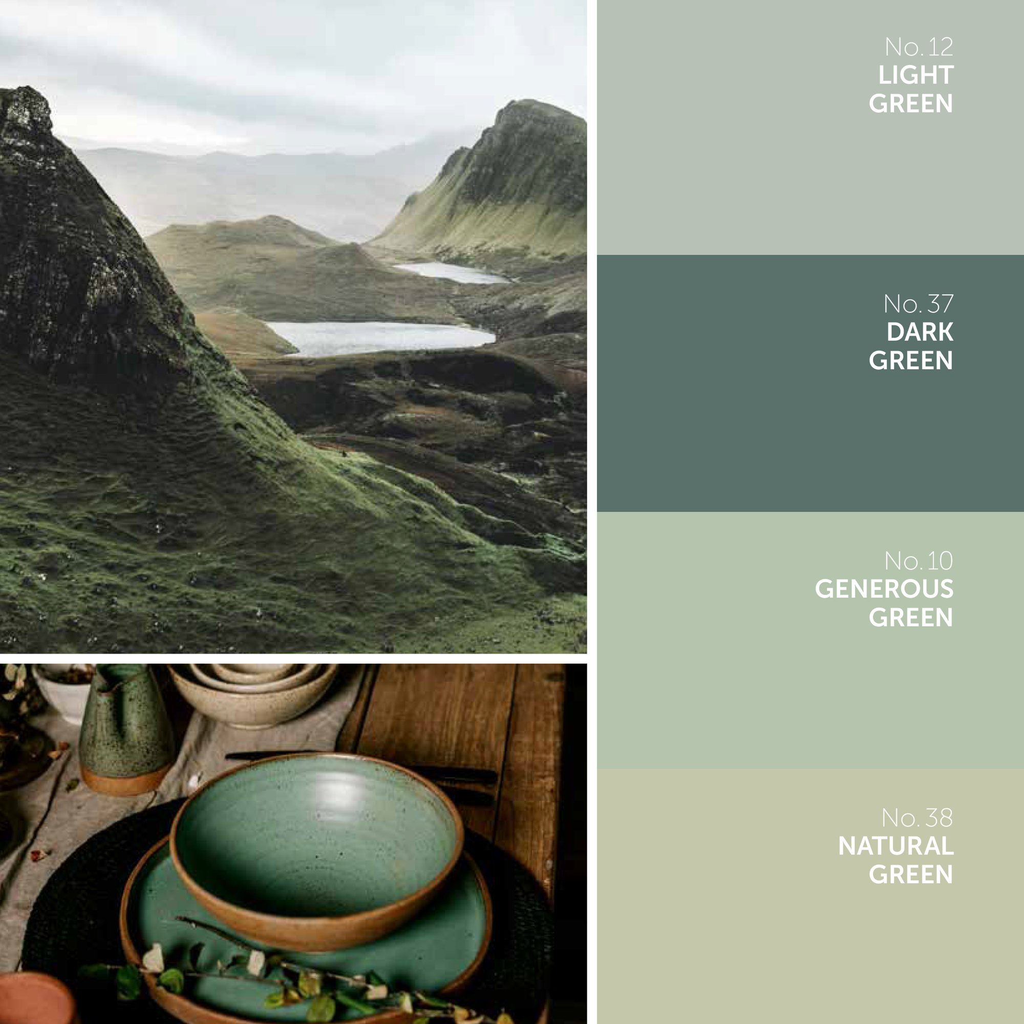Alpina Finest Colours zöld árnyalatok